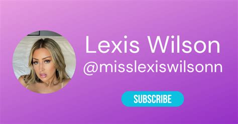 lexis wilson onlyfans|Find @misslexiswilsonofficial Onlyfans